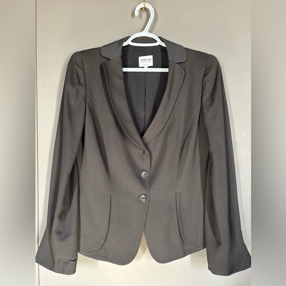 ARMANI COLLEZIONI Gray Blazer